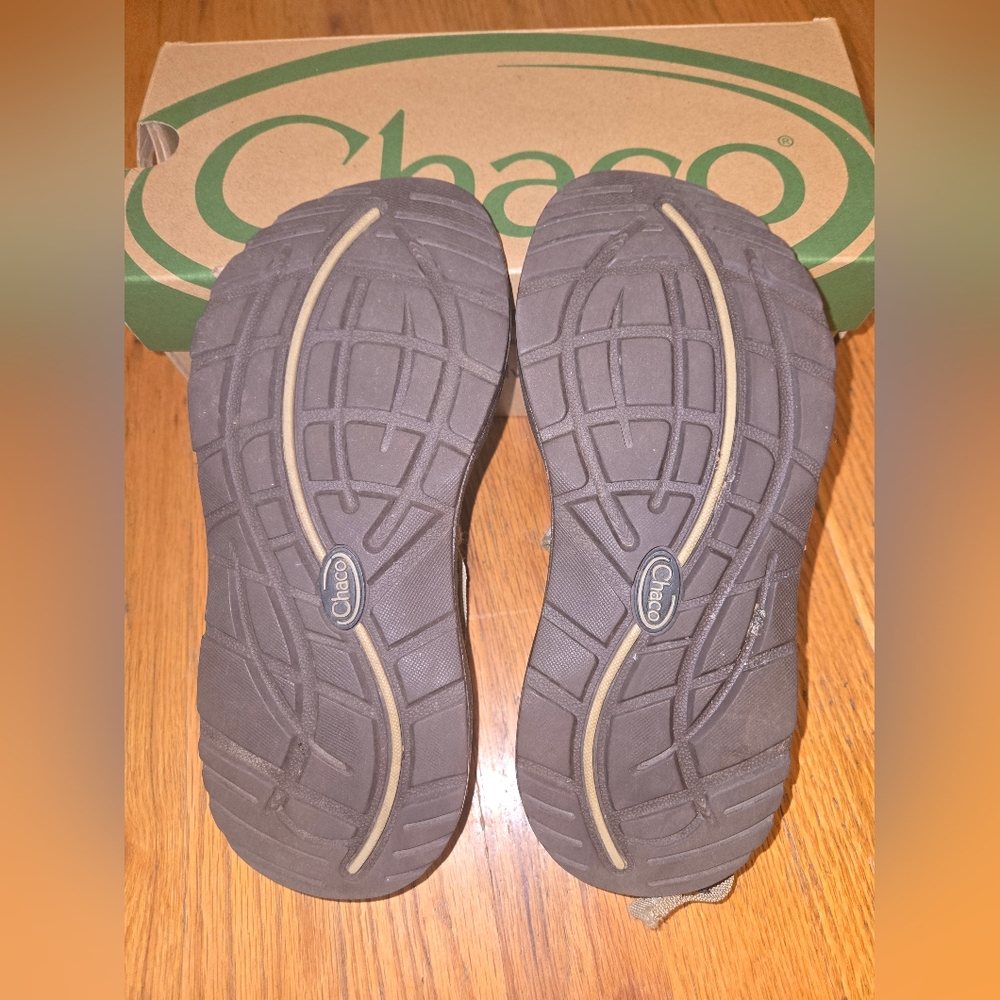 Chaco Women's Zcloud X2 Sandals Kelp Knit Varech Apricot 6 - Picture 2 of 5